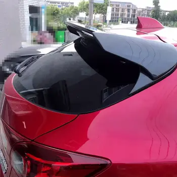 

UBUYUWANT CARBON FIBER SPOILER For MAZDA 3 M3 Axela Hatchback 2014-2017 Rear Trunk Spoiler Primer Color Car Tail Wing Decoration