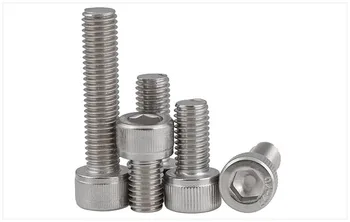 

DIN912 316 stainless steel bolts high strength hex socket screws M2 M2.5 M3 M4 M5 M6 screws twill cylindrical head bolts