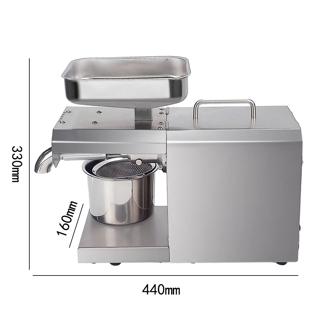 

Multi-functional oil press machine stainless steel automatic oil expeller Peanut Soybean Seed ect oil presser