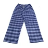 Cheap Cotton Plaid Spring Summer Men's Sleep bottoms Pajamas Bottoms Sleepwear Pants Pajamas for sleeping Man pyjamas home wear ► Photo 3/6