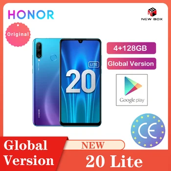 

Honor 20 Lite 4GB 128GB Global Version Front 32MP Kirin 710 Octa Core Android 9.0 Face ID Mobile Phone 24MP Rear Camera Celular