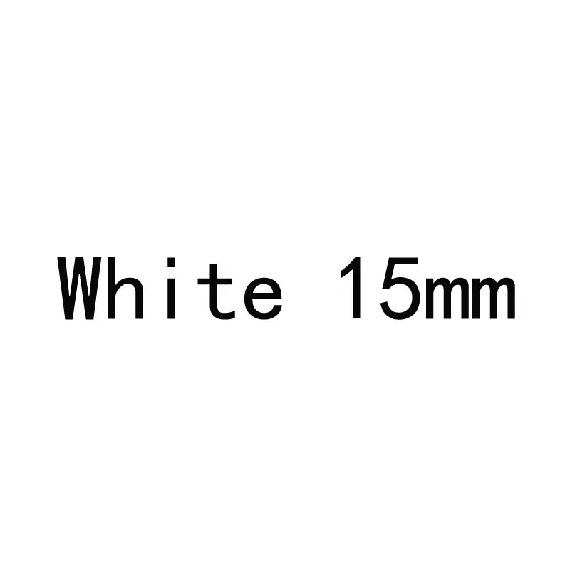 White 15mm Красочные многофункциональные многоразовые многофункциональные двухсторонние Саут инструменты Нейлон самоклеющиеся для хранения - Цвет: White 15mm