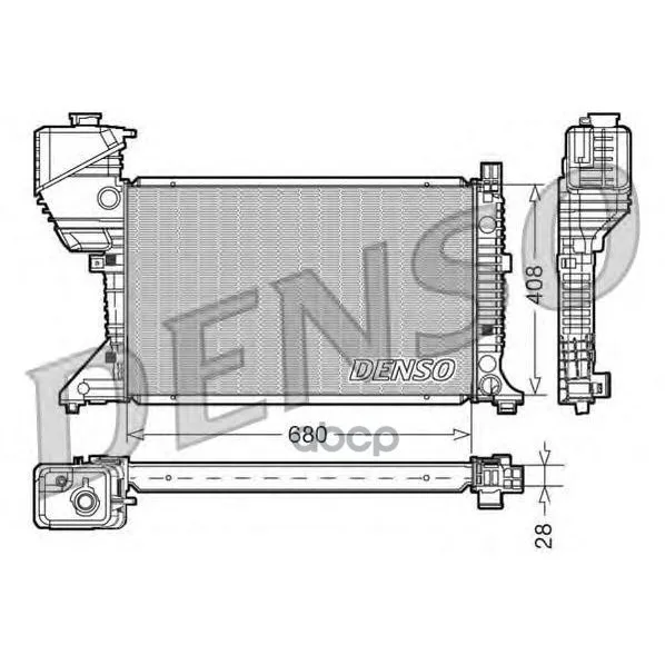 Радиатор Системы Охлаждения Denso арт. DRM17015