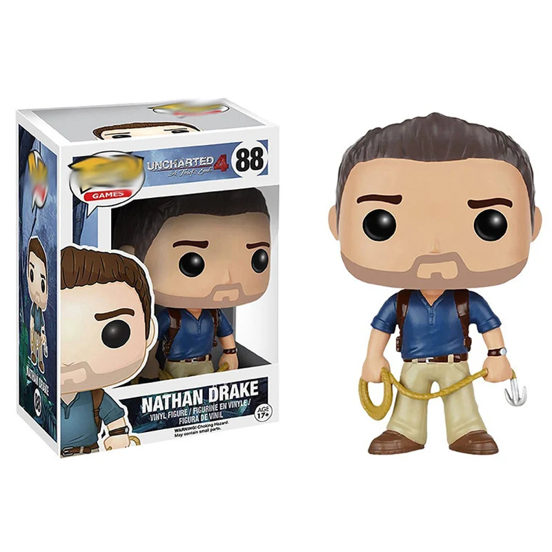 

Funko Pop Nathan Drake Uncharted Mysterious sea area Action Figure Toys 10cm