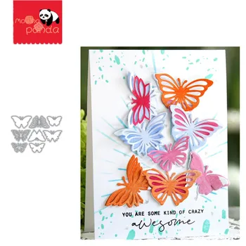 

8PCS/SET butterfly Metal Cutting Dies Stencils for DIY Scrapbooking Stamp/photo Album Decorative Embossing DIY Paper Cards