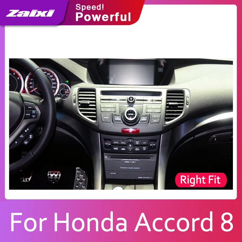 ZaiXi Android 2 Din Автомобильный Радио Мультимедиа Видео плеер Авто Стерео gps карта для Honda Accord 8 Европа 2008~ 2013 медиа Navi