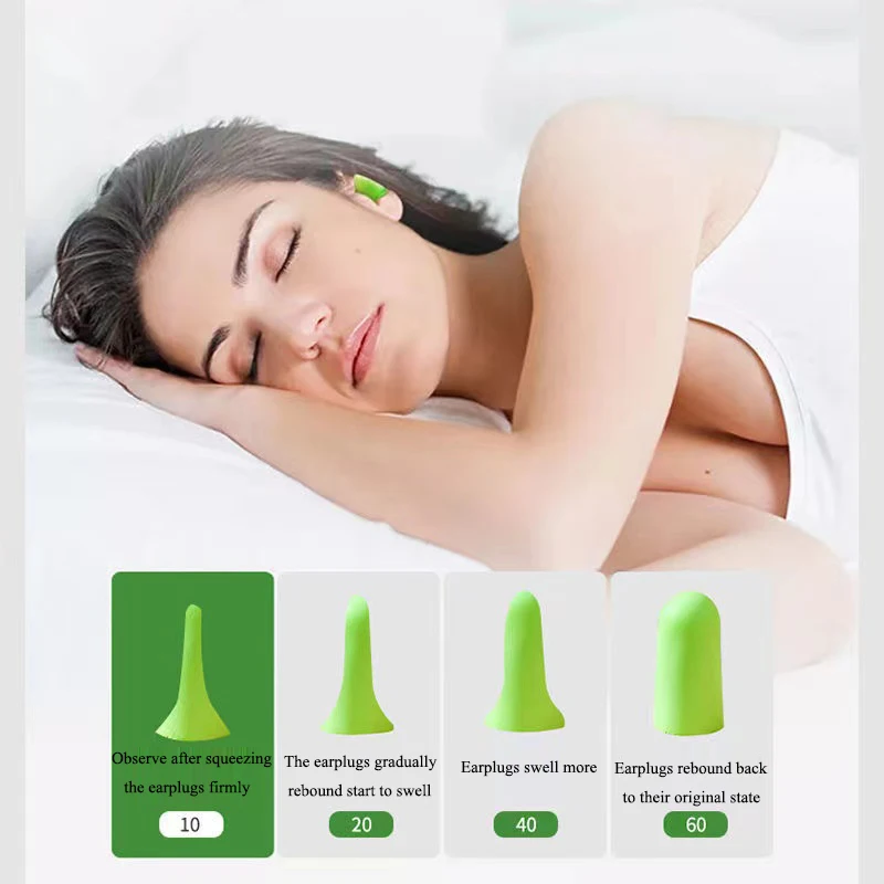 BOULES QUIES,Colorful 60PcsBouchons'oreilles Anti Bruit en mousse — free download