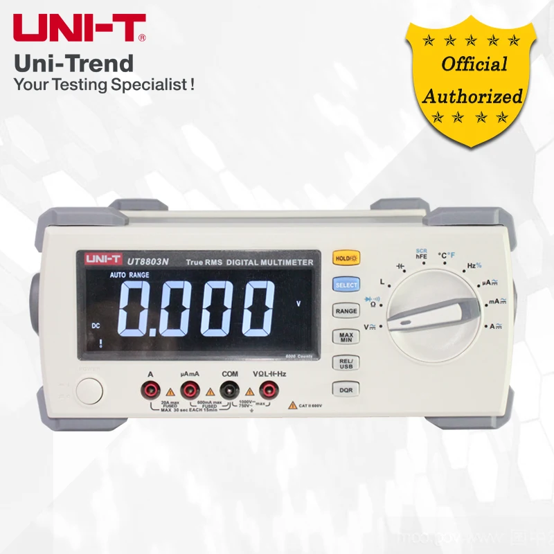 UNI-T UT8803N automatic range true rms value Benchtop Digital electronic multimeter