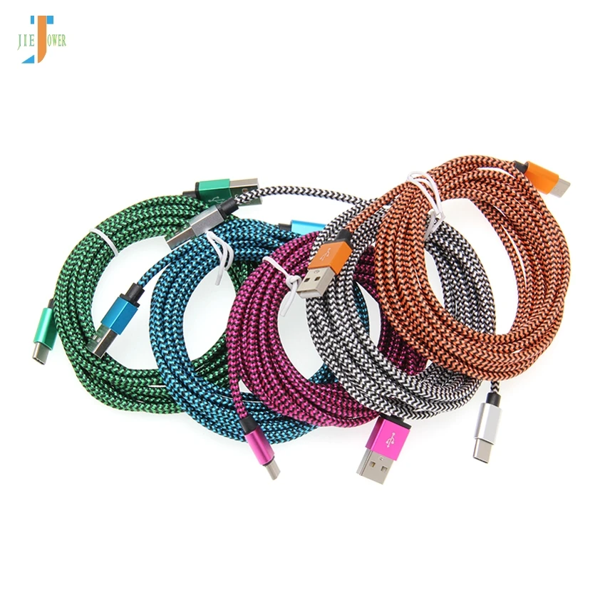 100 шт/лот usb type C кабель для мобильного телефона USB C кабель для быстрой зарядки type C для samsung Galaxy S10 S9 Xiaomi 9 Oneplus 6