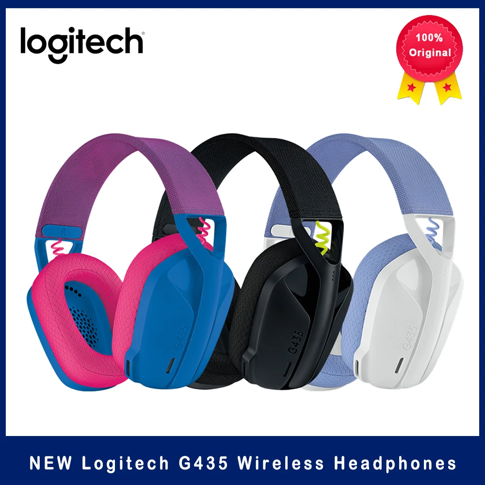 日本限定モデル Logitech G435 Lightspeed Bluetooth 165g ワイヤレスゲームアー 内蔵マイク Dollo Move C Ps4 Ps5と互換性があります 新品純正品 Hopespeechtherapy Com