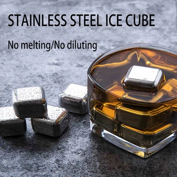 

304 Stainless Steel ice Cube Metal Tartar Bar Kitchen Tool Quick-Freezing Steel Does Not Melt Ice Grain Iced Beverage Ice Clip