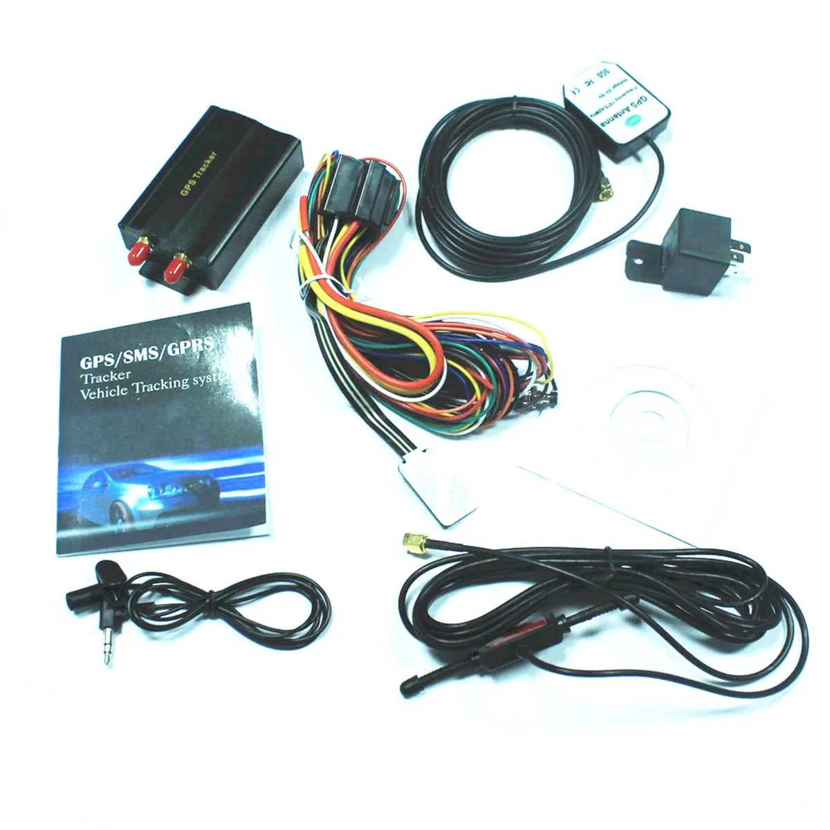 Vehicle Car GPS Tracker TK103A Real-time tracking Google Map Link GPS & LBS Locator