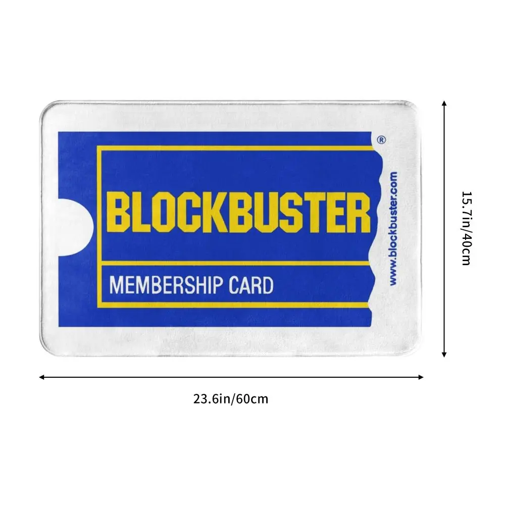 Blockbuster Membership Card Doormat Carpet Mat Rug Polyester Non-slip Floor  Decor Bath Bathroom Kitchen Bedroom 40x60 - Mat - AliExpress