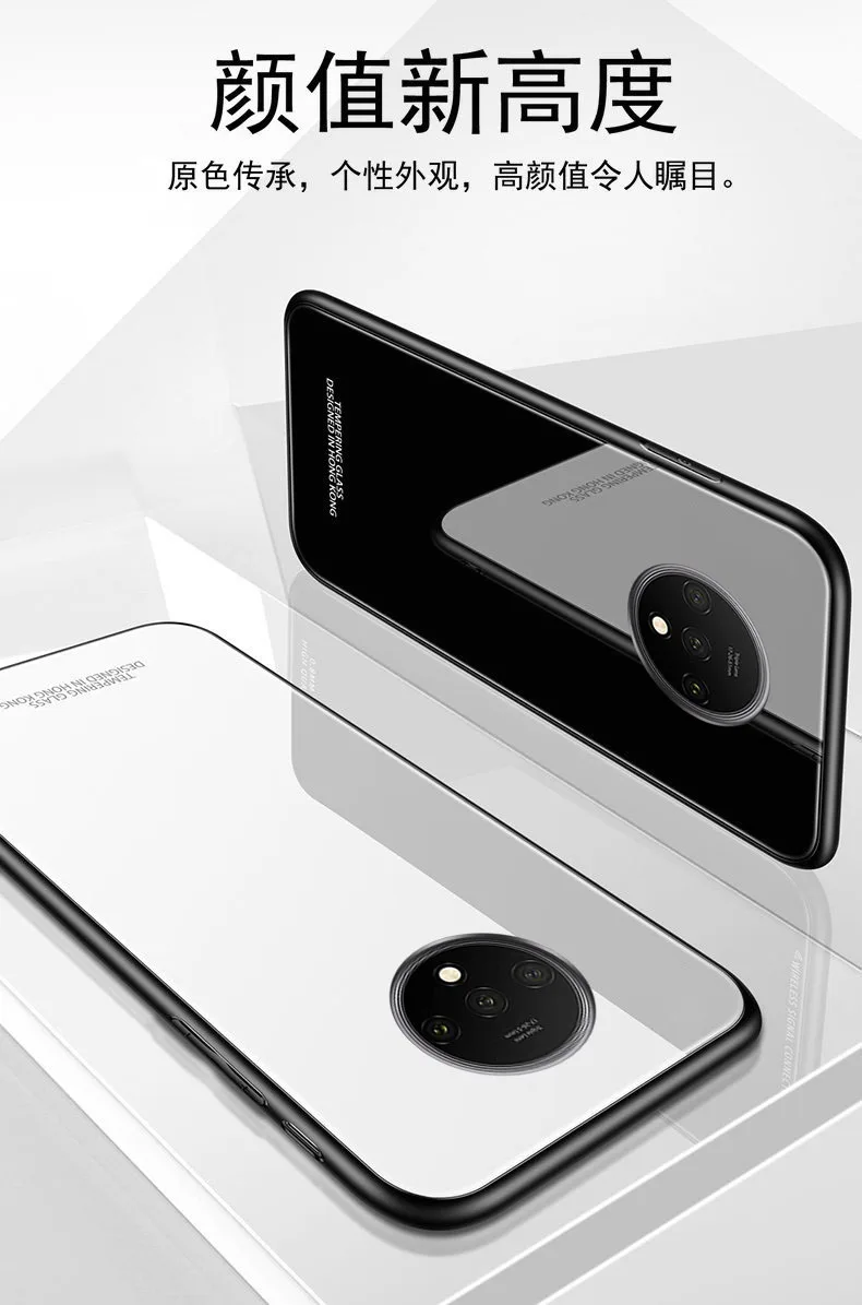 Для oneplus 7T чехол Роскошный Жесткий закаленное стекло с подставкой Кольцо Магнит защитный чехол на заднюю панель для one plus 7t pro oneplus 7t