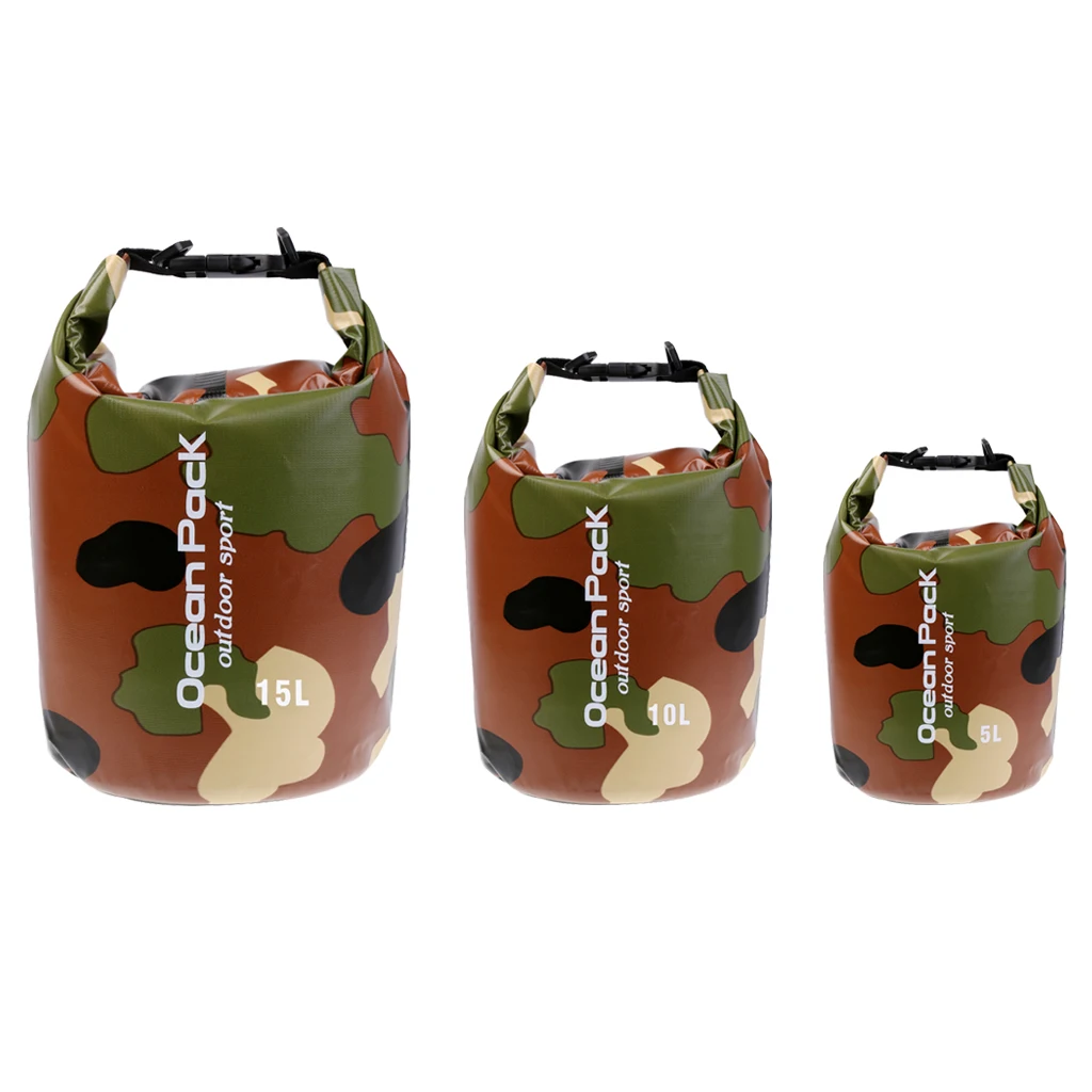 3 шт./компл. 5L 10L 15L водонепроницаемая сумка для хранения для спорта на открытом воздухе каноэ/каяк/рафтинг/Кемпинг/путешествия