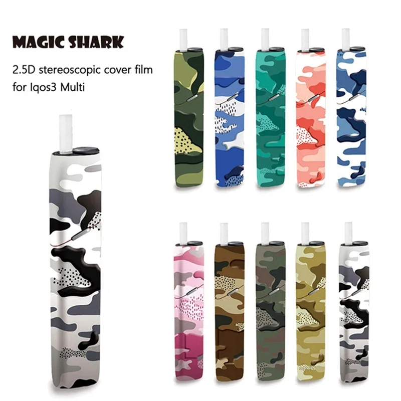 

Camouflage Multi Stickers 10 Patterns 2.5D Stereo Film 3M Adhesive Printing Label Skin For IQOS 3 Multi