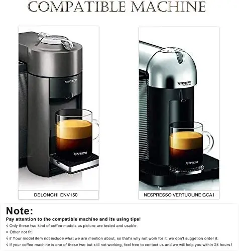 Suitable for Nespresso Vertuo coffee 