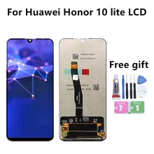Дисплей для huawei Honor 10 Lite, ЖК сенсорный экран, дигитайзер с рамкой, глобальная версия, 6,2", HRY-LX1, HRY-LX2, HRY-L21