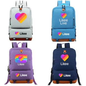 

LIKEE LIVE Backpack Beautiful Likee School Bag for Students Gift for Back to School Fashion School Bags Boys Girls