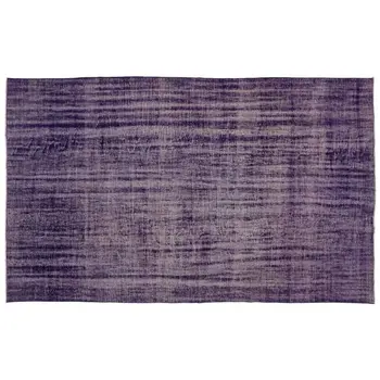 

Handmade Purple Vintage Overdyed Turkish Area Rug 240x376 Cm-7'10''X12'4''