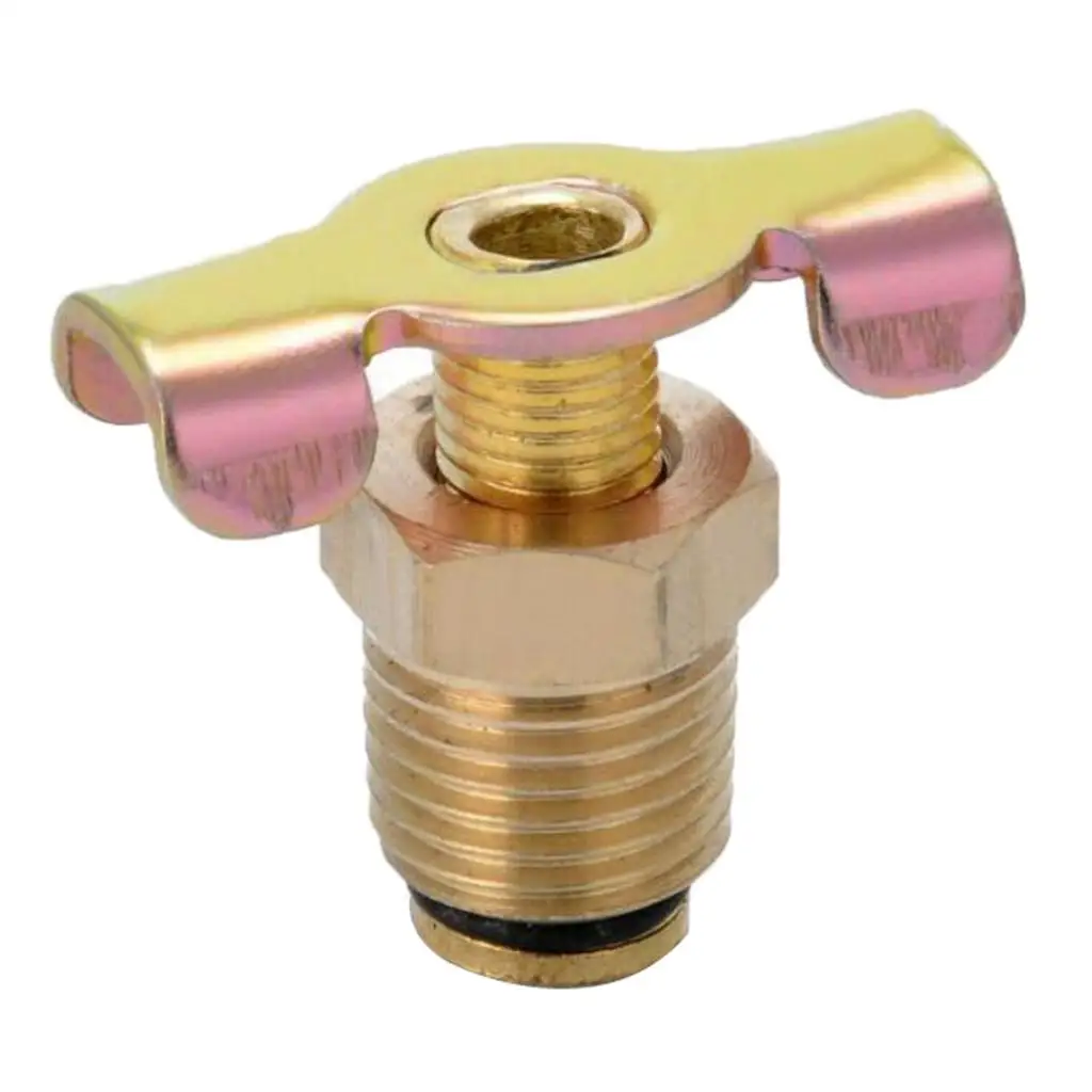 Air Compressor Tank 1/4'' NPT Drain Plug Valve / Tap / Drain  with T-Handle