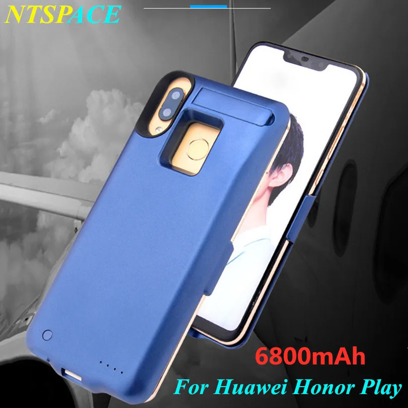 6800mAh Extended Phone Battery Power Case For Huawei Honor Play Backup Charger Portable Bank Cover | Мобильные телефоны и