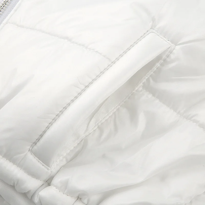 BOOFEENAA, женские пальто и куртки, зимняя одежда, укороченная куртка-пуховик, пальто-парка, женская верхняя одежда, черный, белый, C67-BZ21