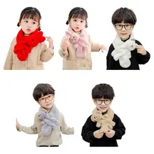 Корейская одежда для малышей, детей, зимняя теплая плотная плюшевая куртка с перекрестным воротником и милым объемным рисунком кролика