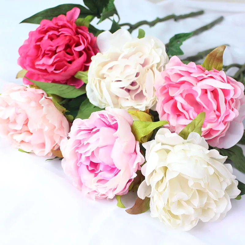 artificial peonies for decoration wedding  (18)