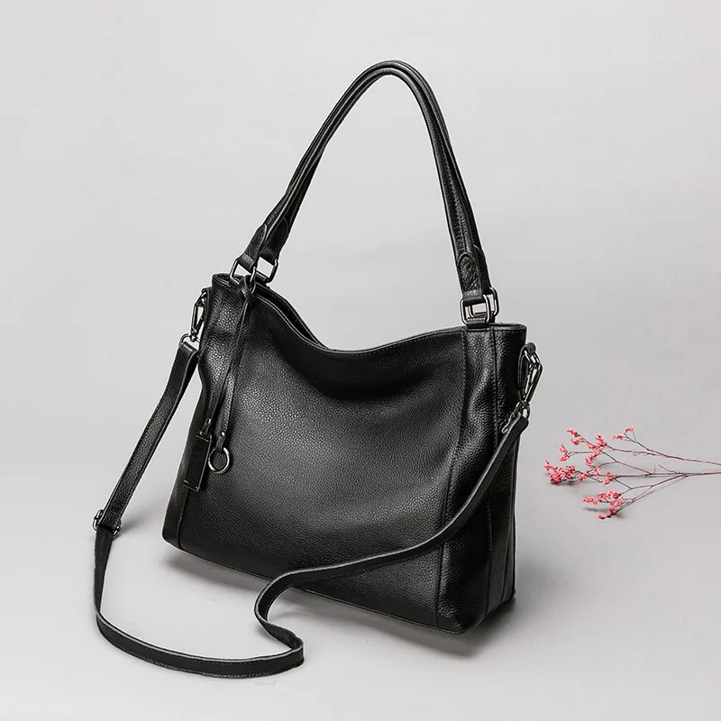 

Leather Handbag New Handbag Fashion Simple Shoulder Messenger Bag Large Capacity Handbag