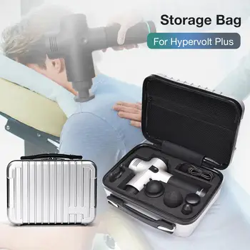 

Protective Carrying Case Waterproof Hard Storage Case 5 Slots Massager Accessories for Hypervolt Plus Travel Storage Carrying