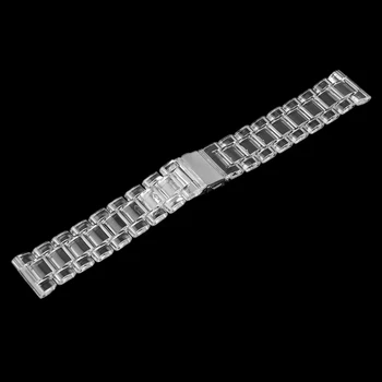 

Universal 22mm Transparent Resin Watch Band Strap for Gear S3 Frontier Classic LX9B