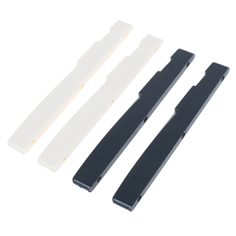 

2pcs 6 String Acoustic Guitar Bone Bridge Saddle and Nut Made of Real Bone Guitar Replacement Accessories