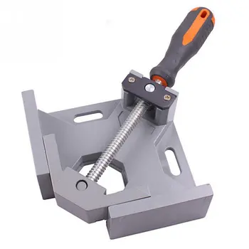 

Single Handle 90 Degree Right Angle Clamp Aluminum Welding Clip Woodworking Frame Clip Right Angle Folder Tool 1 Piece