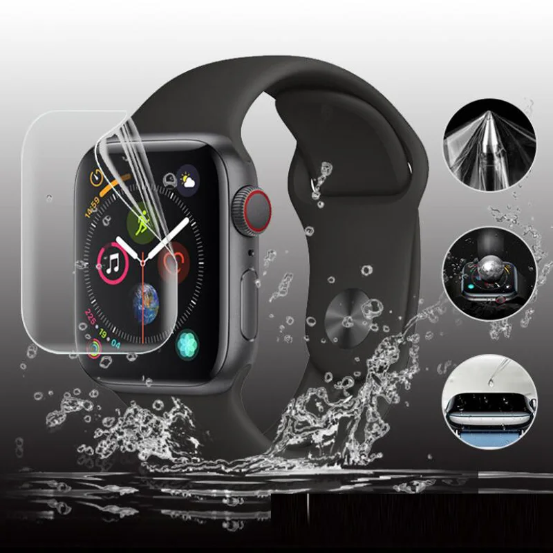 9D Гидрогелевая пленка с полным краем Защитная крышка для iwatch 4/5/6/SE 40 мм 44 Apple Watch