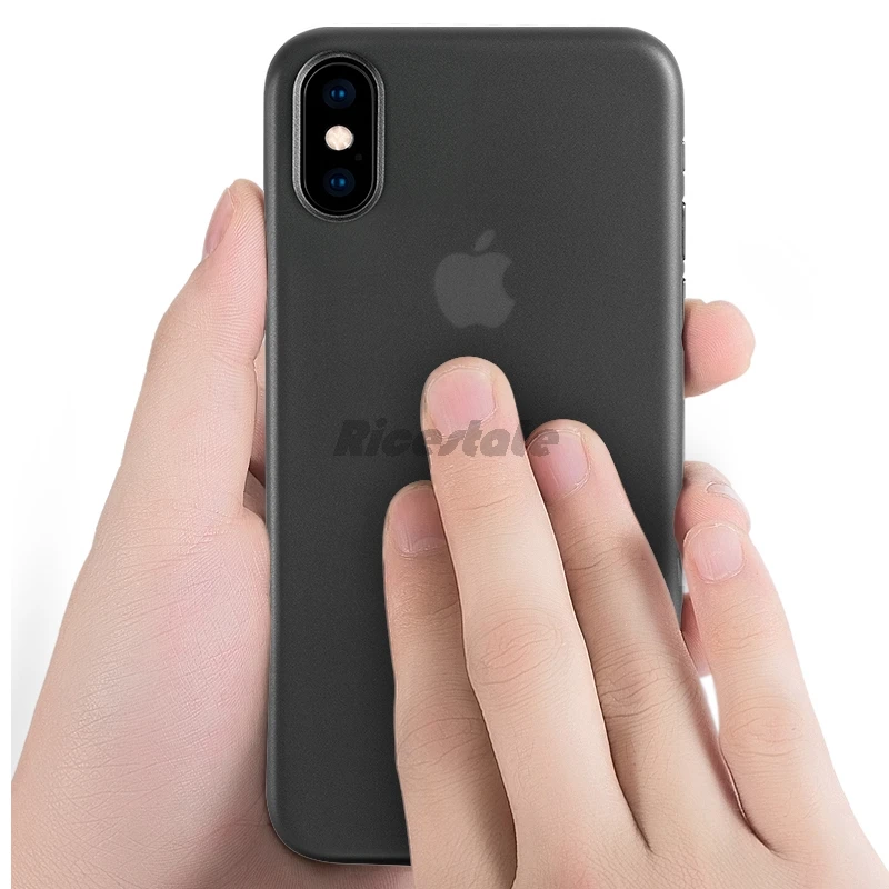 Ricestate Ультратонкий чехол для iphone X XS Xs MAX XR матовый Iphone 11 Pro 11Pro Max 6 6S 7 8 Plus чехлы |