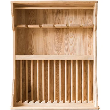 

Solid Wood Lacquerless Multi-functional Sideboard Rack, Cupboard Rack, Art Decoration Kitchen Accept American Style