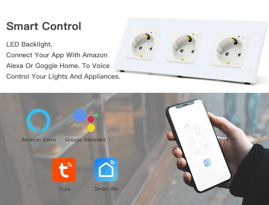tuya app google alexa controle voz