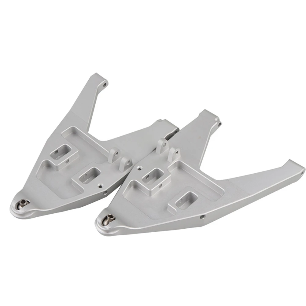 

1Pair Accessories Pull Rod Silver Lower Suspension Front Swing Metal Upgrade Parts Racer Truck RC Car Arms