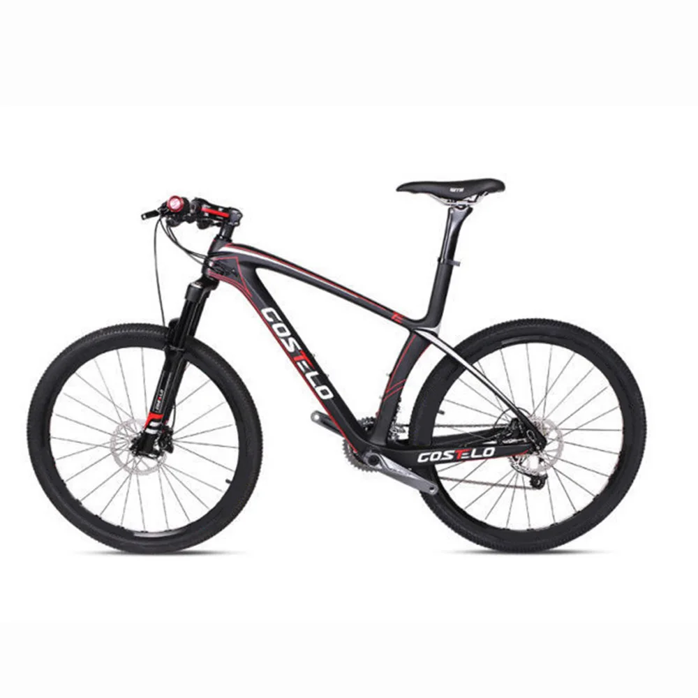 Best Costelo 9.9 bicycle MTB Frame carbon Bicylce Mountain Bike 27.5 650B MTB Frame original groups wheels saddle bar tire 2