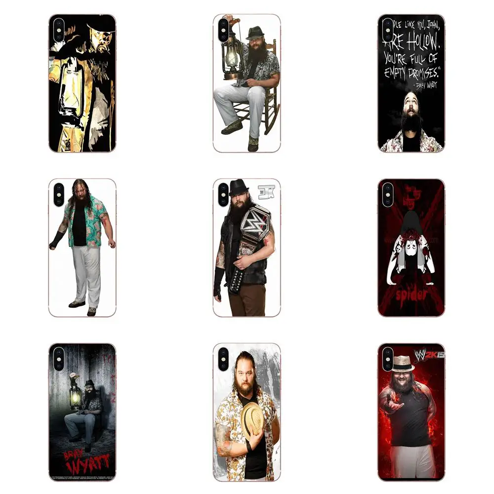 Для Galaxy J1 J2 J3 J330 J4 J5 J6 J7 J730 J8 2015 2016 2017 2018 mini Pro TPU аксессуары Чехлы Bray Wyatt Florescent |
