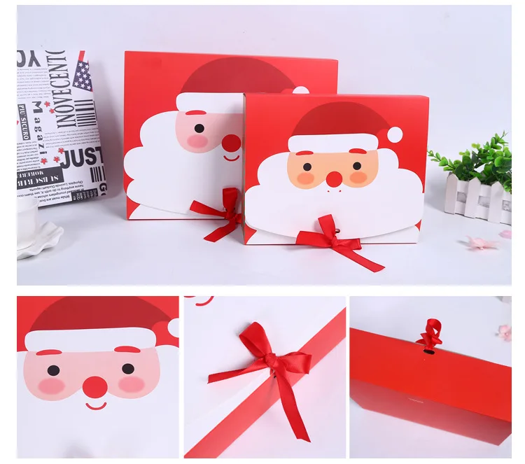 Ключевые слова: 24*20*7 см 10 шт. Merry коробка с рождественскими конфетами мешок рождественская ель подарок коробка с бумагой, подарочная упаковка, контейнер для сумок расходные материалы
