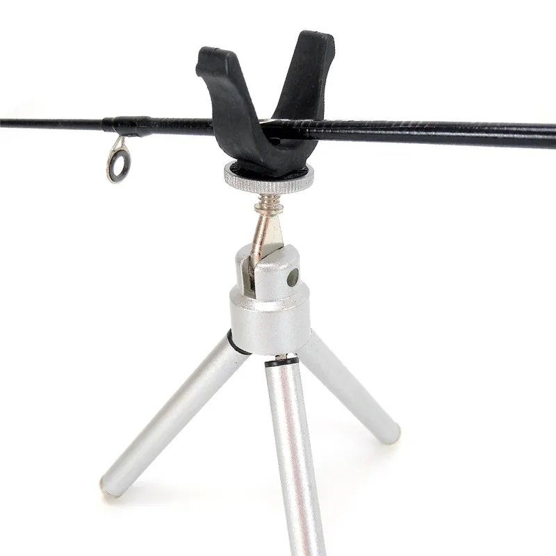 

Folding Ice Fishing Rod Holder Small Triangle Bracket Winter Ice Fishing Pole Fishing Tackle