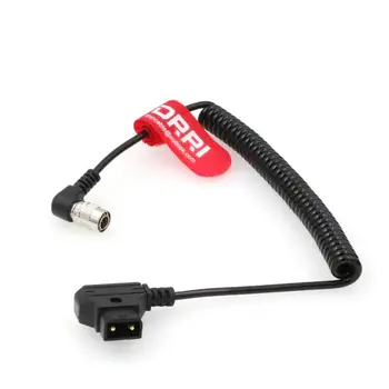 

Right angle Hirose 4Pin to Dtap Power Cable fr Zoom F4/F8 Sound Device recorder