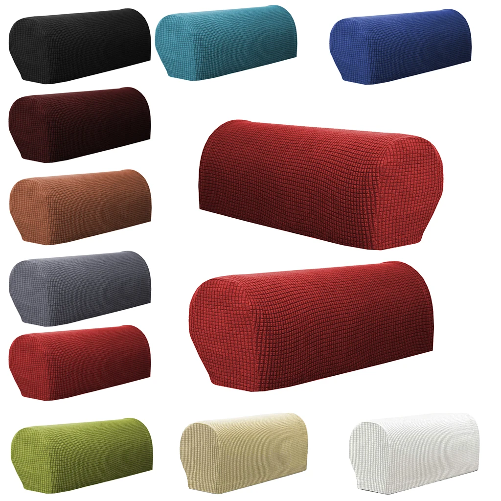 Set Of 2 Sofa Armrest Cover Stretch Fabric For Couches Armchairs Recliners Home Bar Club Set Of 2 Sofa Armrest Cover Stretch Fabric For Couches Armchairs Recliners Home Bar Club