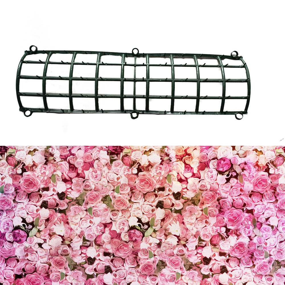 

DIY Holder Garden Celebration Wedding Party Decoration Grid Background Wall Flower Arch Frame Birthday Soft Home Portable