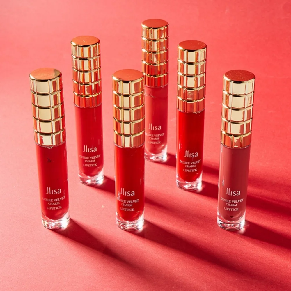 Velvet Lip Gloss Long-lasting Non-stick Cup Water Resistant Matte Liquid Lipstick Lip Makeup