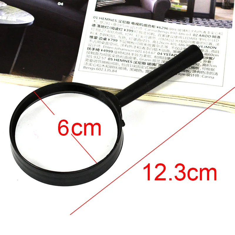 Buy Wholesale China Black Pu Leather Pocket Magnifier Portable