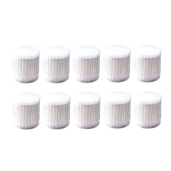 

Safety Cotton Swabs, Chlorine-Free Organic Materials, Suitable for Child or Newborn / Adult Care, Biodegradable, Gourd Swabs(56