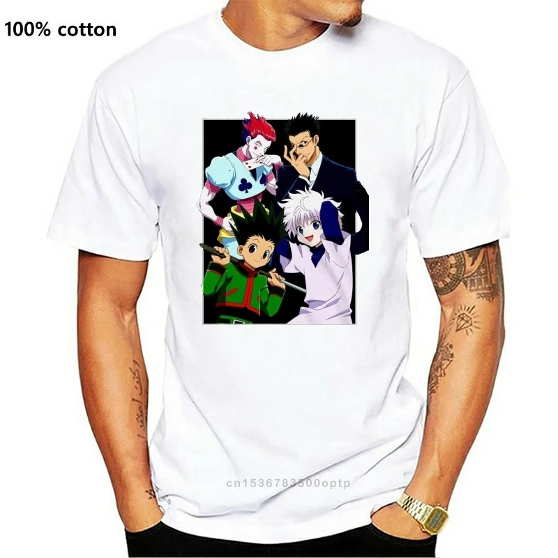 Legit Hunter X Anime Gon Killua Leorio Hisoka Authentic T-Shirt Ts5Kyh Streetwear Funny Tee Shirt | Мужская одежда